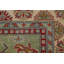 Tapis vert clair à motif géométrique Kazak 5 x 7