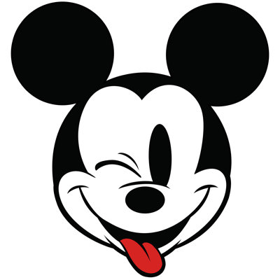 Wandaufkleber Mickey Head Optimism