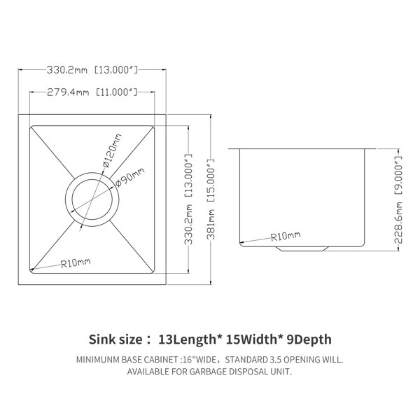 Dimensions du produit