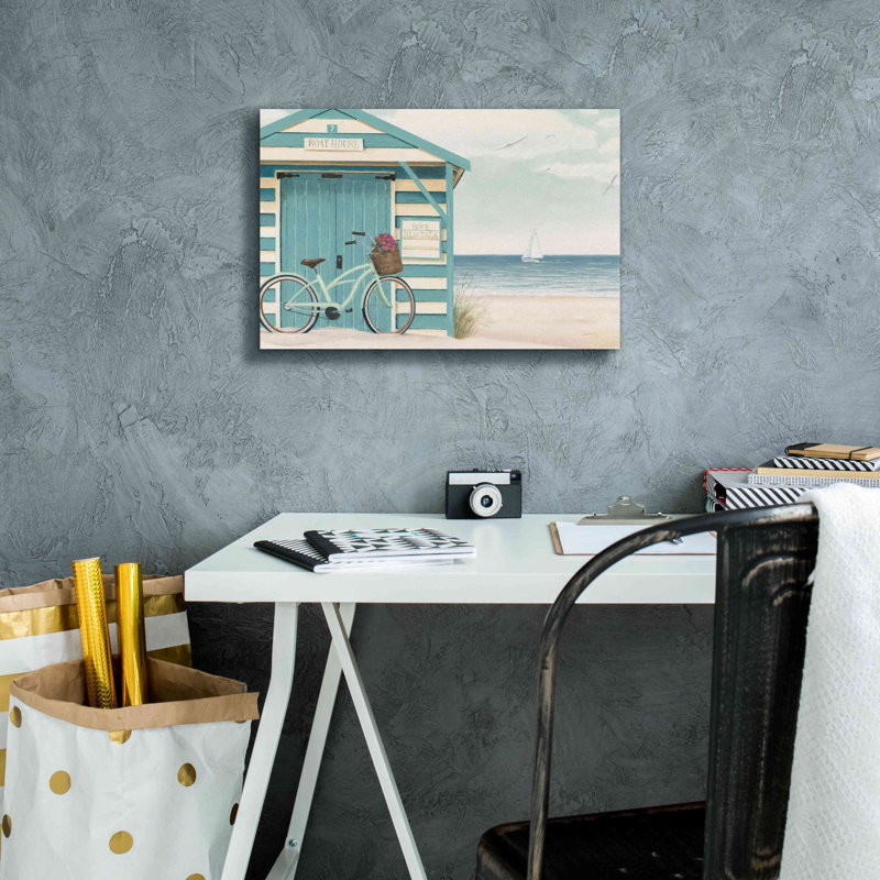 «Beach cruiser I» par James Wiens - impression sur toile tendue, L 18 po x H 12 po