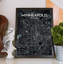 « minneapolis city map », reproduction d’impression sur affiche en minuit-31736971