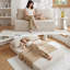 Canapé-lit 47 po pliable en velours côtelé avec 2 coussins sans assemblage requis-130828531