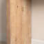Console étroite, table de vestibule mince, canapé de petit espace, table de couloir de 52 pouces, console en bois avec détail de perles, console rustique moderne, table de finition en bois naturel, table de vestibule minimaliste.
