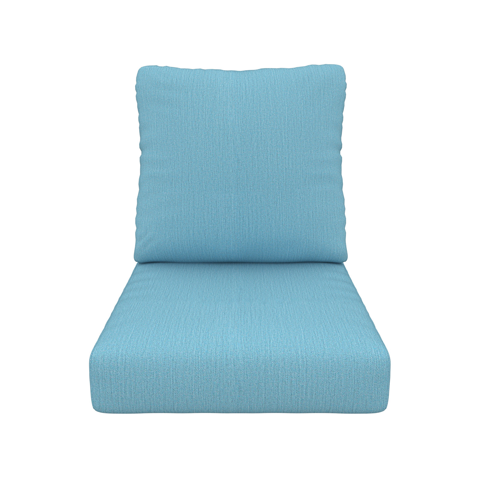 Amala 22" Sunbrella® Seat and Back Cushion, Cast Horizon Sunbrella® Plainweave