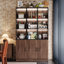 Display Cabinet With Tempered Glass Door And Adjustable Lights