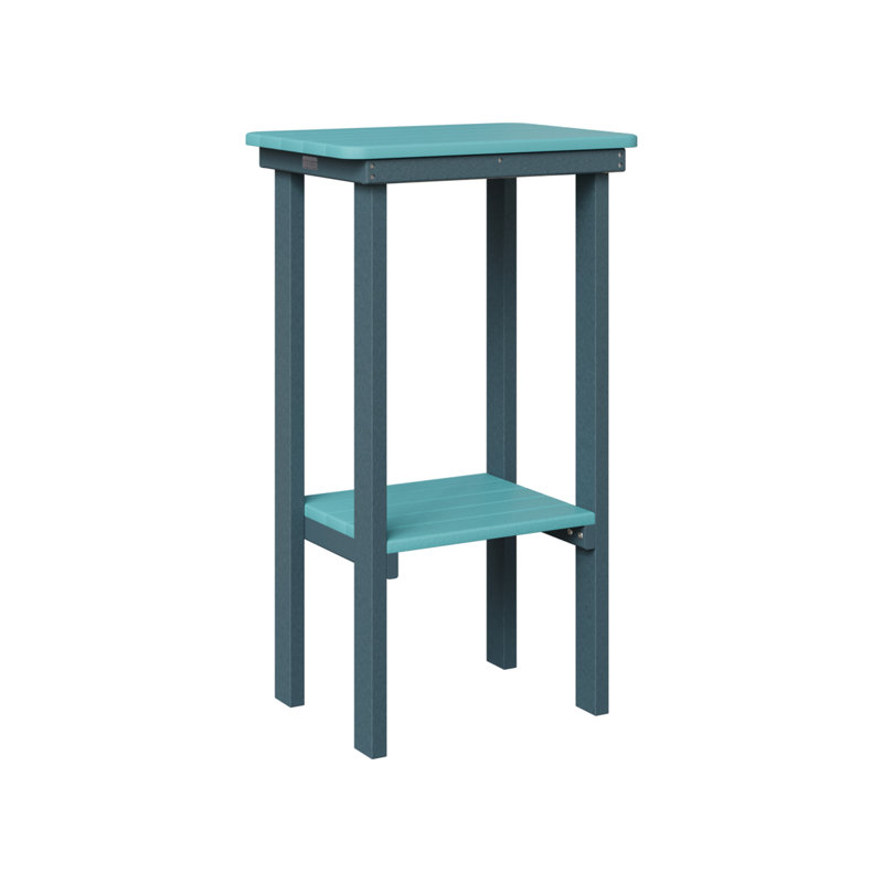 Table de bout rectangulaire Berlin Gardens, Ardoise, Bleu Aruba