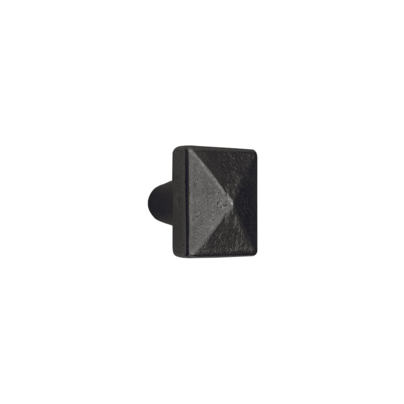 Bronze Square Knob, Silicon Bronze Dark Lustre