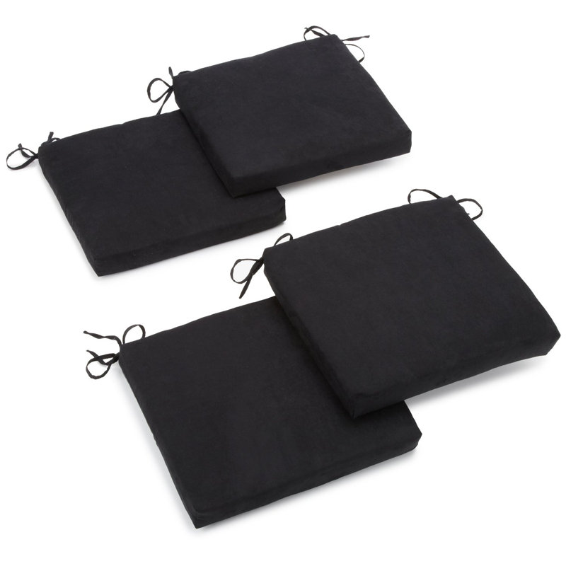 Outdoor 3'' Seat Cushion, Black