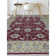 Cornwall Wool Oriental Area Rug in Cream/Red