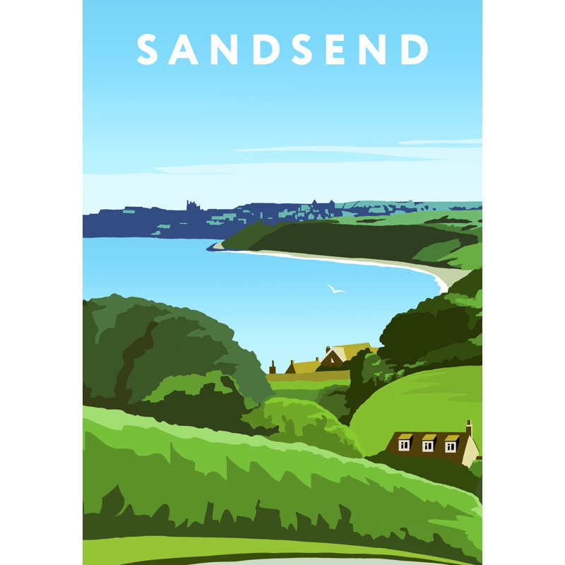 Sandsend 3 by Richard O'Neil - Print, No Frame, 40 cm H x 30 cm W x 1 cm D