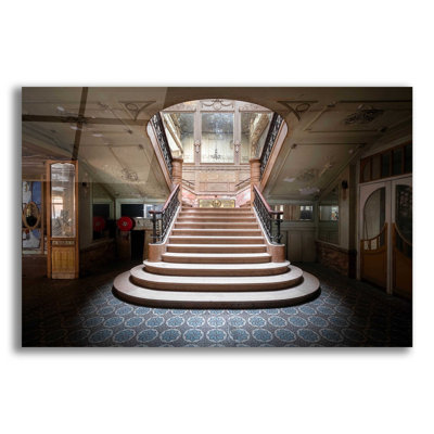 'Elegant Stairs Dark' by Roman Robroek Acrylic Glass Wall Art