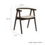 Chaise en cuir et bois Henry-109729064