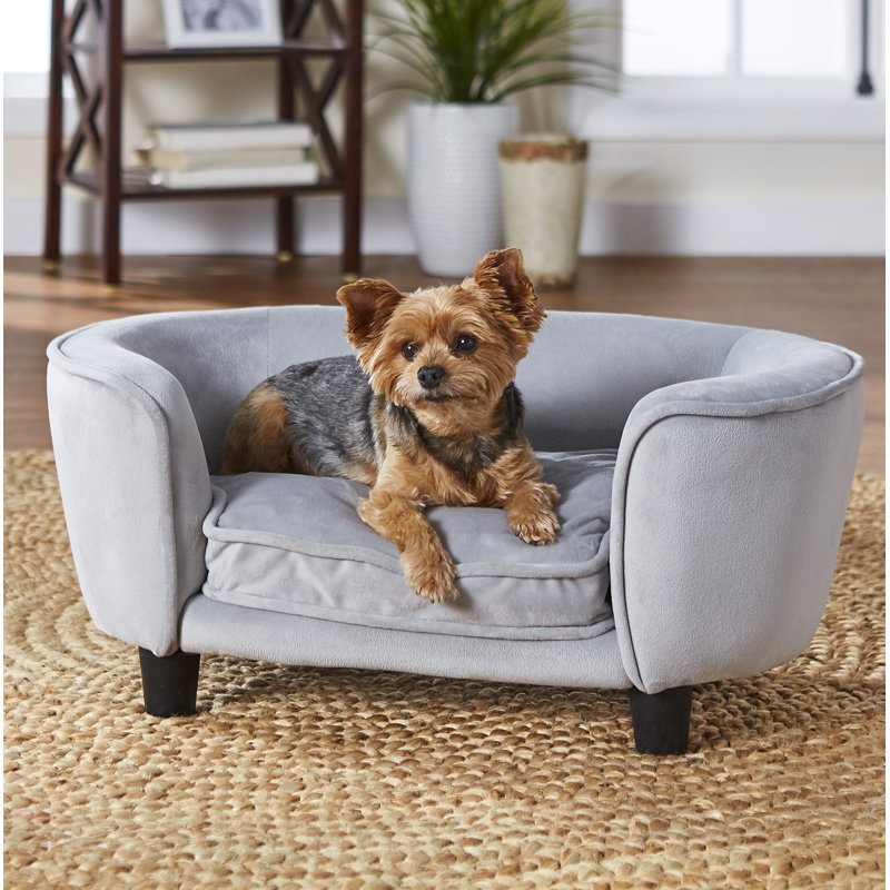 Polyester Pet Bed, Light Grey