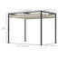 Patio Pergola with Retractable Canopy,-107403338-107403337