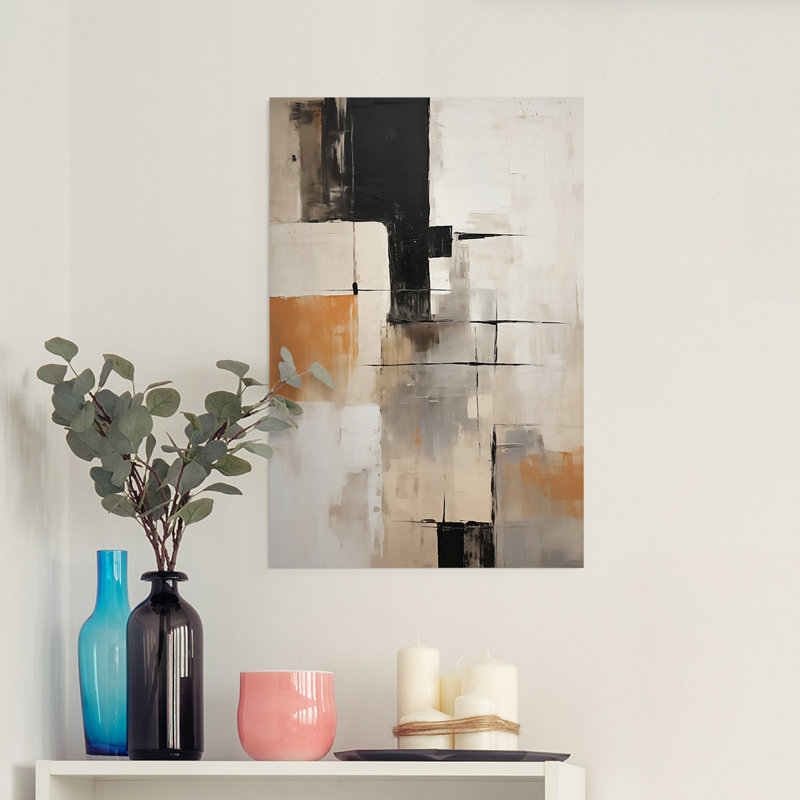 Série ABSTRACT CCDLXVI - Impression sur toile seulement - NON CADRE, H 60 po x l 40 po
