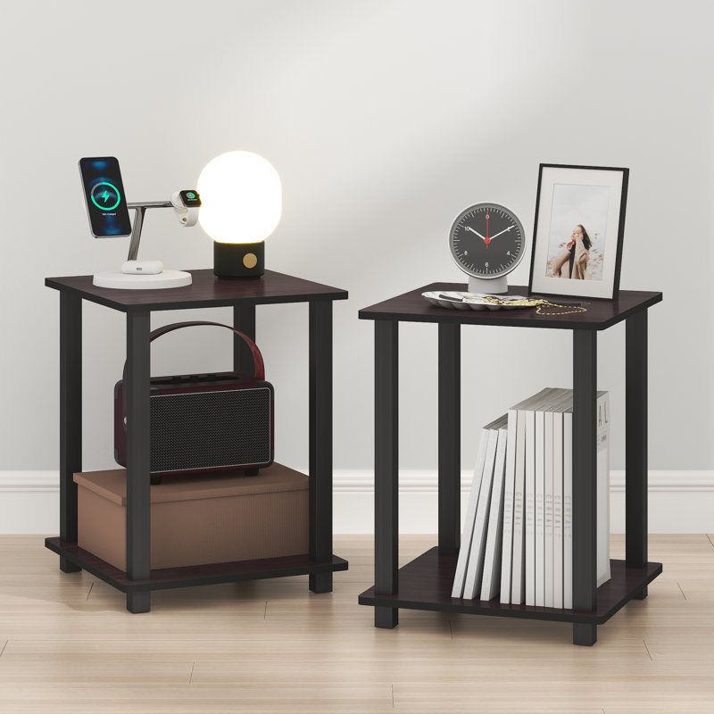 Table de chevet Bertrum, Dark Walnut
