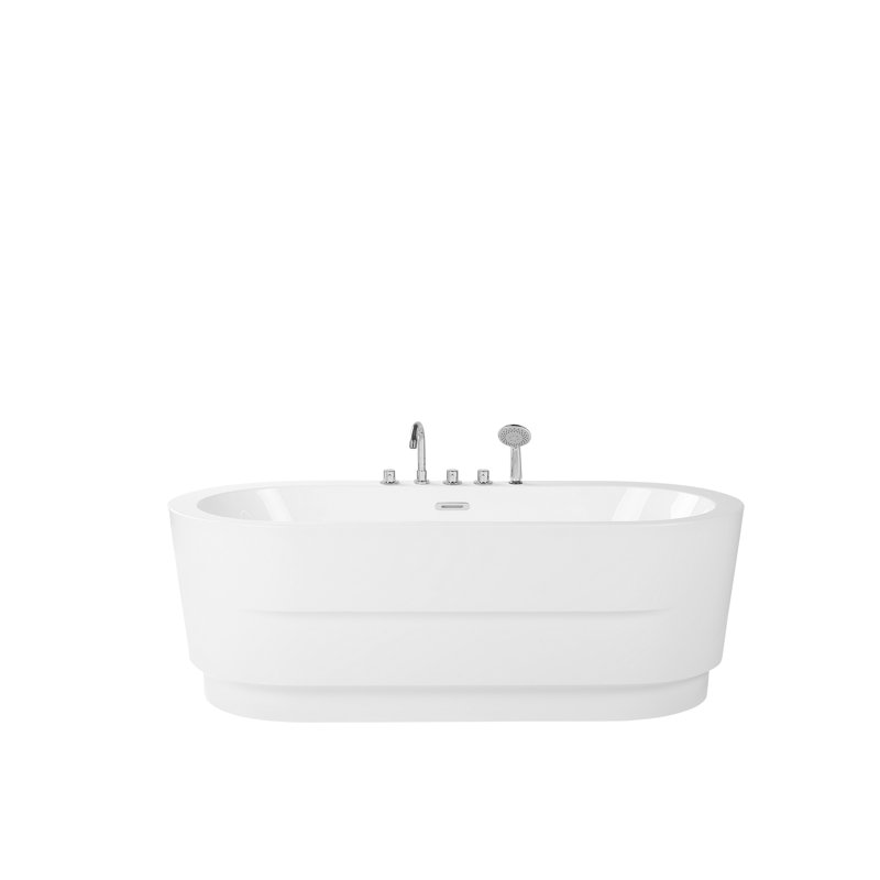 Chaves 800mm x 170mm Freestanding Soaking Acrylic Bathtub with Tap