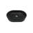 Dark Grey Natural Marble Oval Vessel Sink, 23.6" Above-Counter Bathroom Basin Bowl | Gift Idea