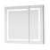 Tiaya 36 in. W x 32 in. H Rectangular Medicine Cabinet with Aluminum Frameless LED Mirror