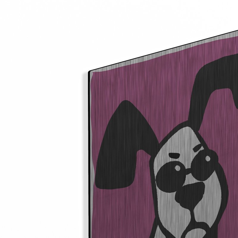 «Dog On Purple» par Irena Orlov, H 24 po x l 16 po