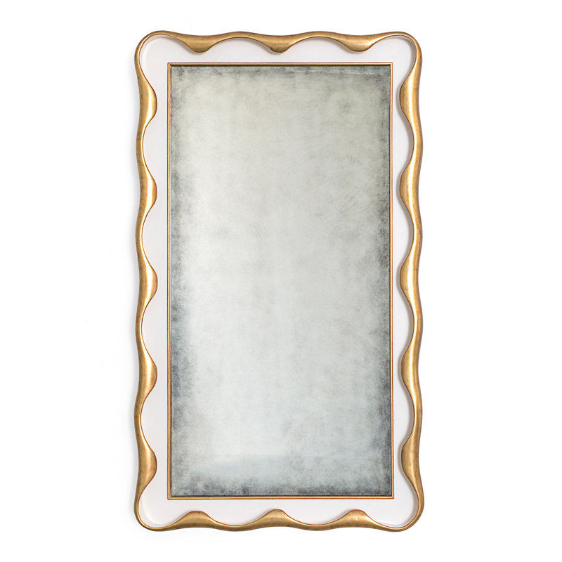 Venus Mirror, Cream/Gold