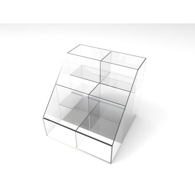 12.1 " W Acrylic Shelving Unit