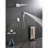 Shower System,Waterfall Rainfall Shower Head With Handheld, Shower Faucet Set For Bathroom Wall Mounted