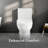 Eviva 1.2 Gallons GPF Elongated Floor Mounted One-Piece Toilet (Seat Included)