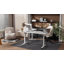Bureau pour travailler debout en L à hauteur ajustable de 63 po Schlater-293063998-293063997