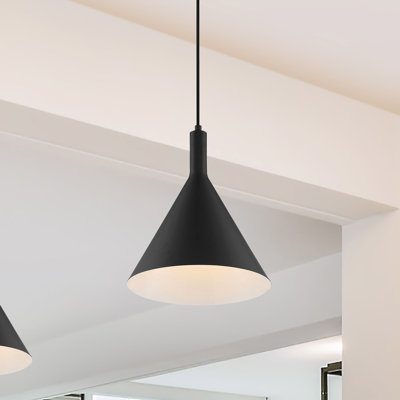 Luminaire suspendu conique à 1 lumière Laroche