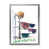 Toile avec cadre argenté sélectionné