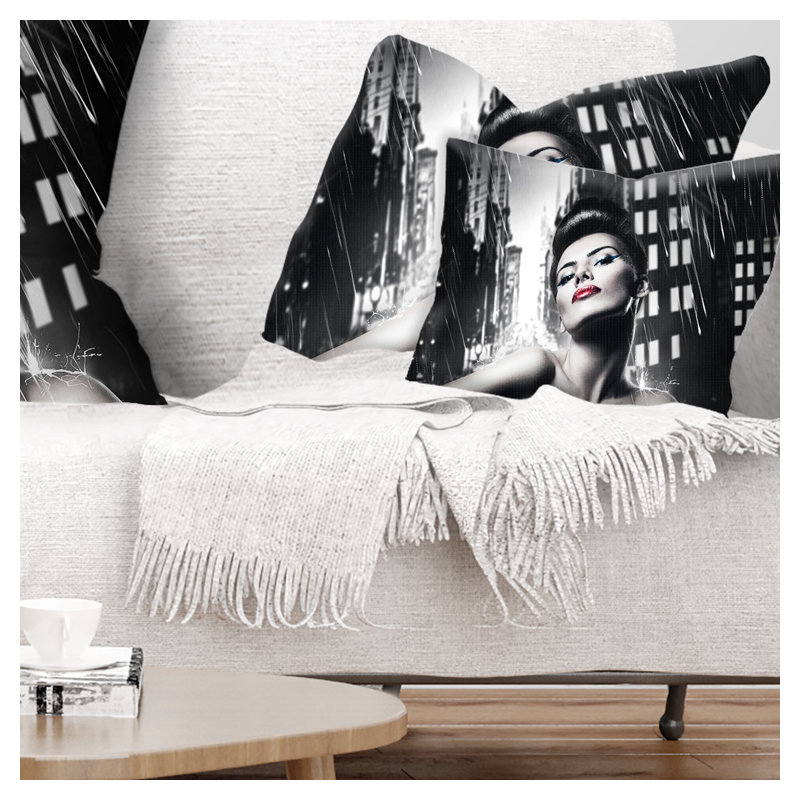 Coussin Portrait, Rectangulaire, 12 po x 20 po