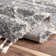Candler Geometric Gray Area Rug