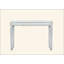 Miroir console rétro vintage à grain de bois magnifique et noble pour le vestibule, la table de canapé et le salon (l 48 po x H 32,3 po x P 18 po)