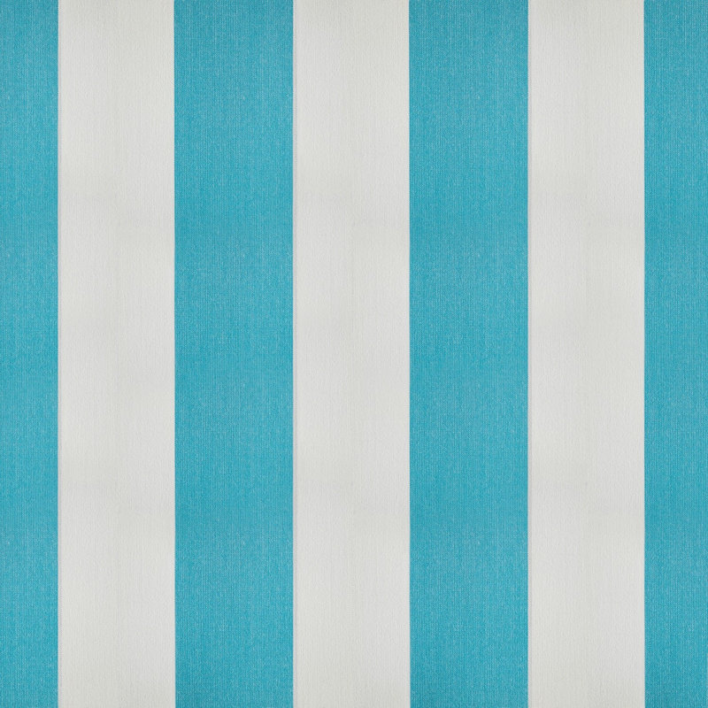 Tissu rayé pour l'extérieur, Turquoise