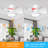 Laurenzo 22'' Flush Mount Ceiling Fan with LED Light White-1919473053
