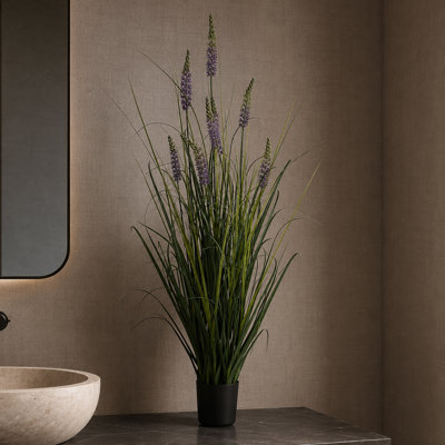 125cm Faux Grass Tree in Pot Liner