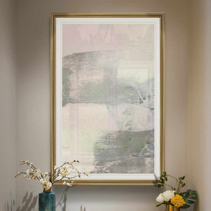 «Sweet Calm I», reproduction sur toile, H 18,5 po x l 24,5 po x P 1,5 po, Cadre doré