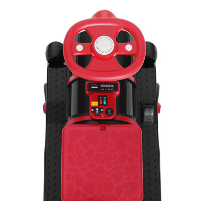 Joyldias 2 Seater 12v Kids Ride On Train, Children Electric Ride On Car With Train Honk And Storage