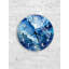 Abstrait horloge murale en verre trempé bleu océan, art côtier, décoration moderne, cadeau unique, grande horloge murale, horloges murales décoratives-1230600315-1230600292