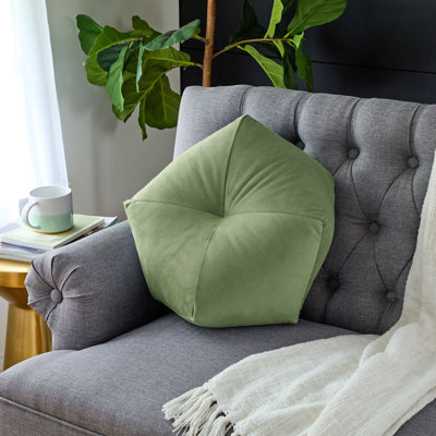 Sorra Home Indoor Knife Edge Geo Pillow Single