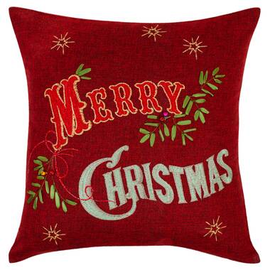 Eastern Accents Holiday Merry Christmas Rectangular Polyester