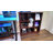 8 Cube Storage Book Shelf, 52" Long Horizontal Bookshelf with Curved Edge, Floor Standing Wooden Cubby Bookcase with Base, Modern Low Console Book Case, TV Stand for Living Room-163322574-160440837