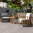 Aelwey Solid Wood 2-Person Seating Group With Cushions