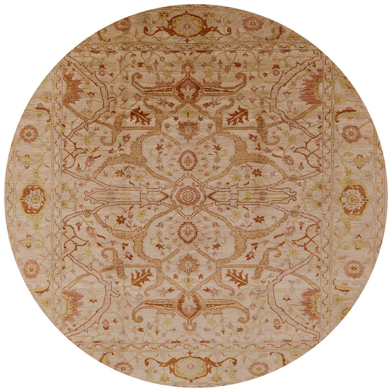 Madrigal Oriental Indoor Rug, Round 8'