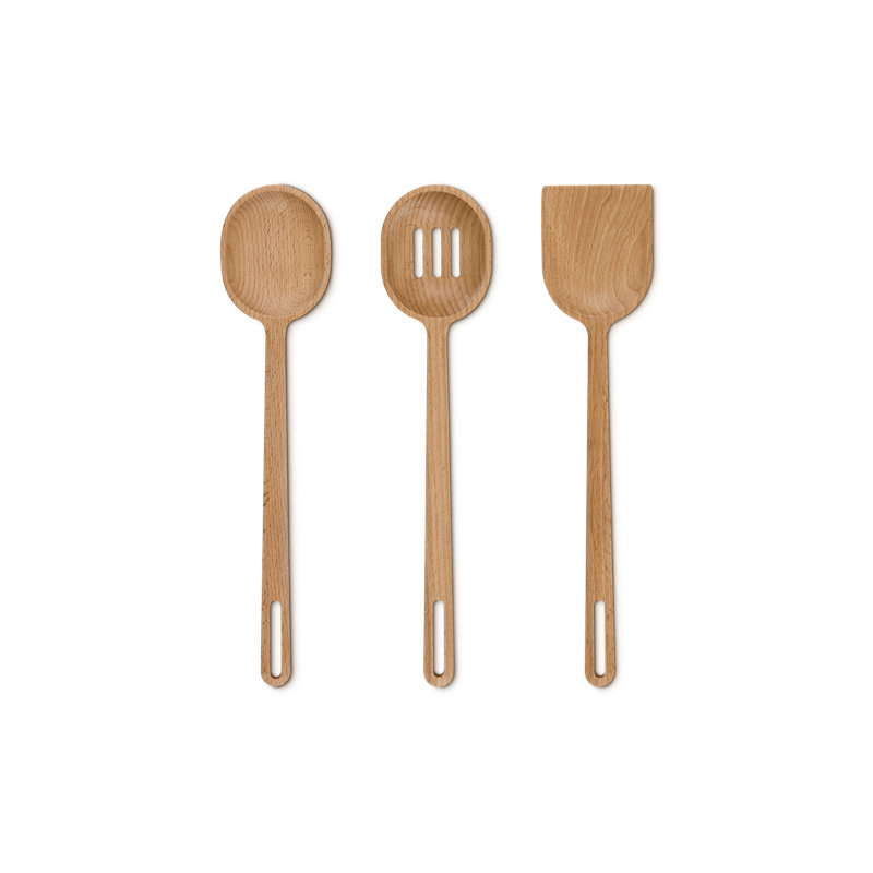 Le Creuset 3-Piece Signature Wood Tools Set
