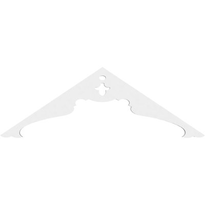 Heath Signature Urethane Gable Pediment, Primed Tan