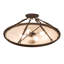 4 - Light Semi Flush Mount