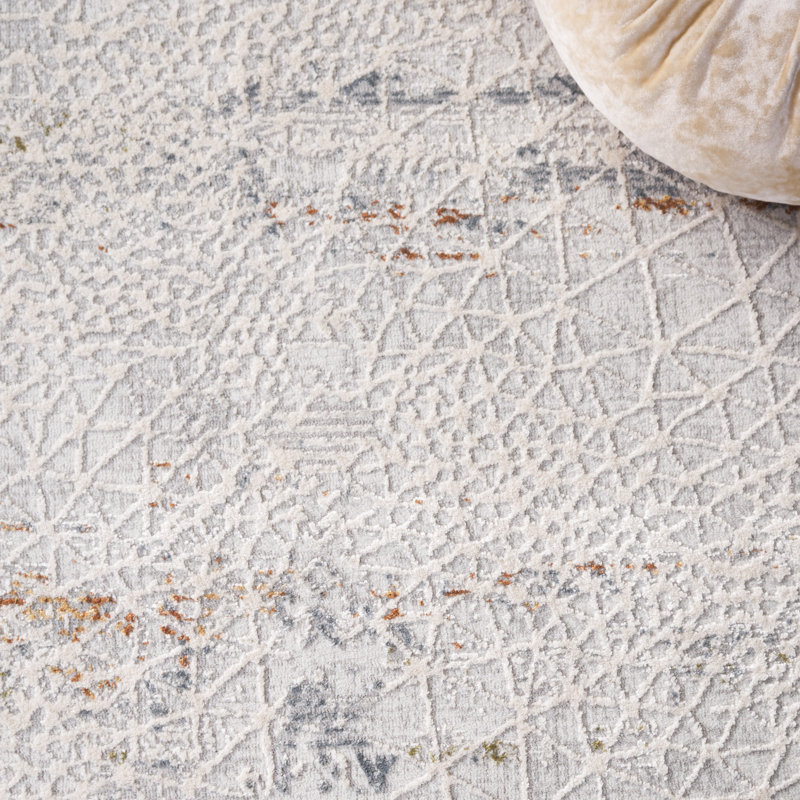 Marlando Performance Abstract Rug, Rectangle 5'3" x 7'6"