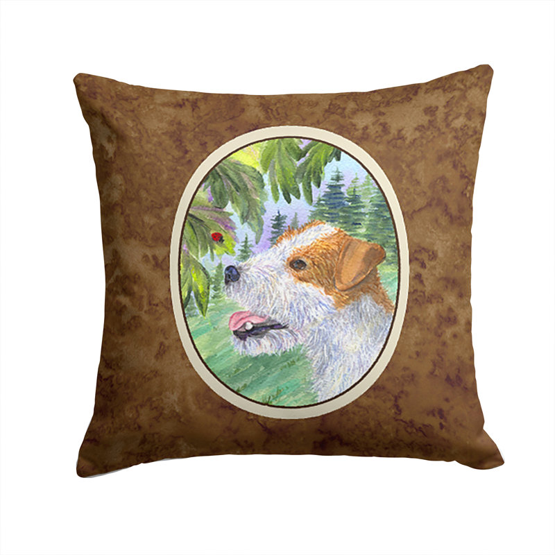 Coussin décoratif d’intérieur/d’extérieur jack terrier